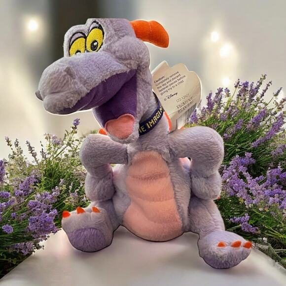 Disney Parks Plush Dinosaur Figment EPCOT Imagination Nursery Stuffed Animal 9" - Picture 1 of 13